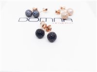 Orecchini Venerio Donna in Argento Zircone OR 0718V00N - OR 0718V00N